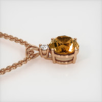 6.85 Ct. Gemstone Pendant, 14K Rose Gold 3