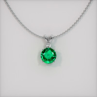 Emerald Pendant 3.59 Ct., 18K White Gold Preview