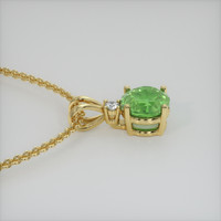 0.90 Ct. Gemstone Pendant, 14K Yellow Gold 3