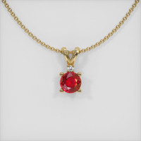 Ruby Pendant 1.04 Ct. 14K Yellow Gold Preview