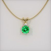 Emerald Pendant 1.05 Ct., 18K Yellow Gold Preview