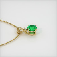 Emerald Pendant 1.05 Ct., 18K Yellow Gold Preview
