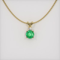 Emerald Pendant 0.84 Ct., 18K Yellow Gold Preview