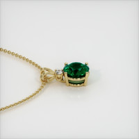 2.88 Ct. Emerald   Pendant, 18K Yellow Gold 3