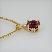 2.86 Ct. Gemstone Pendant, 18K Yellow Gold 3