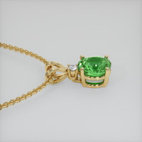 1.54 Ct. Gemstone Pendant, 18K Yellow Gold 3