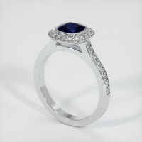 1.52 Ct. Sapphire Ring, Platinum 950 2