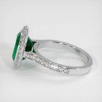 3.11 Ct. Emerald Ring, Platinum 950 4