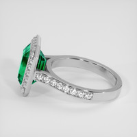 3.81 Ct. Emerald Ring, Platinum 950 4