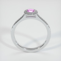 0.48 Ct. Pink Sapphire Ring, Platinum 950 3