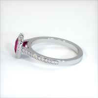 0.80 Ct. Ruby Ring, Platinum 950 4