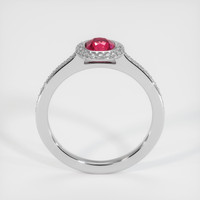 0.62 Ct. Ruby Ring, Platinum 950 3