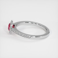 0.62 Ct. Ruby Ring, Platinum 950 4