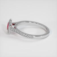 1.21 Ct. Ruby Ring, Platinum 950 4