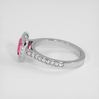1.86 Ct. Pinkish Red Ruby Ring, Platinum 950 4