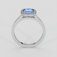2.15 Ct. Blue Sapphire Ring, Platinum 950 3