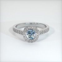 0.62 Ct. Sapphire Ring, Platinum 950 1
