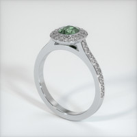 0.67 Ct. Sapphire Ring, Platinum 950 2