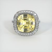 10.63 Ct. Sapphire Ring, Platinum 950 1