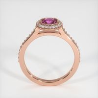 0.68 Ct. Sapphire Ring, 14K Rose Gold 3