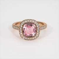 2.07 Ct. Sapphire Ring, 14K Rose Gold 1