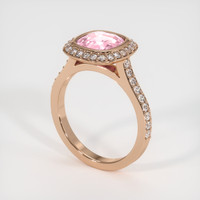 2.07 Ct. Sapphire Ring, 14K Rose Gold 2