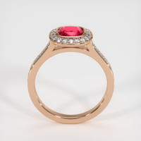 1.21 Ct. Sapphire Ring, 14K Rose Gold 3