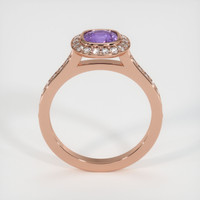 1.06 Ct. Sapphire Ring, 14K Rose Gold 3