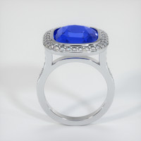 8.27 Ct. Blue Sapphire Ring, 10K White Gold 3