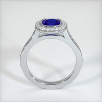 0.68 Ct. Blue Sapphire Ring, 10K White Gold 3