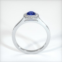 0.65 Ct. Blue Sapphire Ring, 10K White Gold 3
