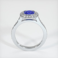 0.67 Ct. Blue Sapphire Ring, 10K White Gold 3