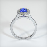 2.32 Ct. Blue Sapphire Ring, 10K White Gold 3