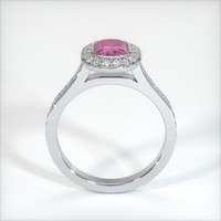 1.41 Ct. Pink Sapphire Ring, 10K White Gold 3