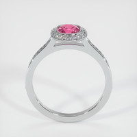 1.39 Ct. Pink Sapphire Ring, 10K White Gold 3