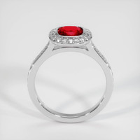 1.37 Ct. Ruby Ring, 10K White Gold 3