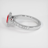 1.26 Ct. Ruby Ring, 10K White Gold 4
