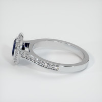 1.52 Ct. Blue Sapphire Ring, 14K White Gold 4