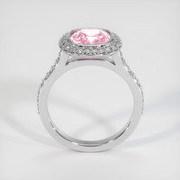 2.07 Ct. Padparadscha Sapphire Ring, 14K White Gold 3