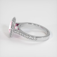 2.07 Ct. Padparadscha Sapphire Ring, 14K White Gold 4