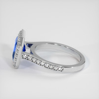 2.58 Ct. Sapphire Ring, 14K White Gold 4