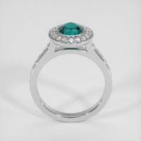 1.69 Ct. Greenish Blue Sapphire Ring, 14K White Gold 3