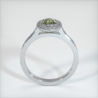 0.53 Ct. Sapphire Ring, 14K White Gold 3