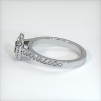 0.53 Ct. Sapphire Ring, 14K White Gold 4