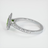 0.86 Ct. Sapphire Ring, 14K White Gold 4