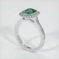2.67 Ct. Sapphire Ring, 14K White Gold 2