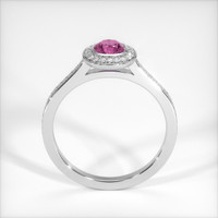 0.74 Ct. Sapphire Ring, 14K White Gold 3