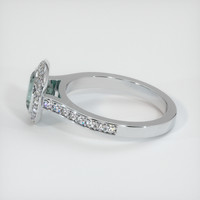 1.60 Ct. Sapphire Ring, 14K White Gold 4