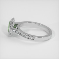 1.59 Ct. Sapphire Ring, 14K White Gold 4