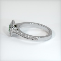 0.67 Ct. Sapphire Ring, 14K White Gold 4